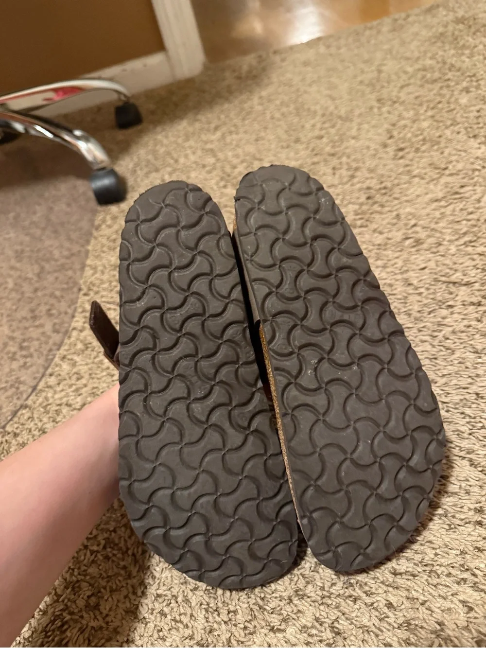 Birkenstock Gizeh Brown Thong Sandals Women’s 8.5 EU 39 Regular Width